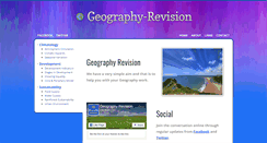 Desktop Screenshot of geography-revision.co.uk