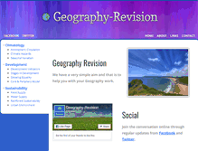 Tablet Screenshot of geography-revision.co.uk